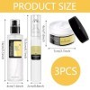 3pcs Snail Mucin Essence, Snail Mucin Skincare Sets, crème raffermissante au collagène de bave descargot pour une peau plus 