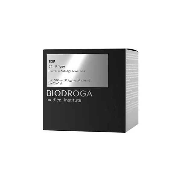 BIODROGA Medical Institute Advanced EGF Skin Concept 24h Soin pour le visage 50 ml Crème végétalienne Anti-âge Collagène Sans