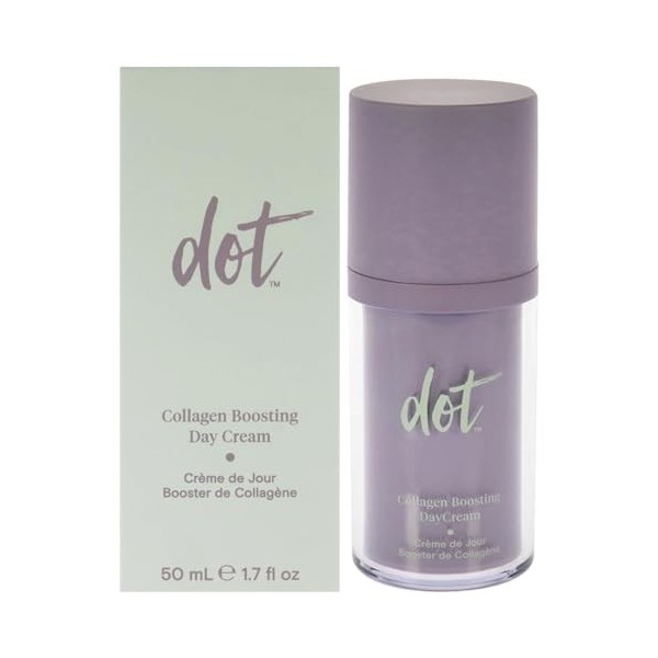 dot Collagen Boosting Day Cream - Moisturizing & Hydrating Cream with Feminage– Reduce Wrinkles & Fine Lines - Menopause Skin