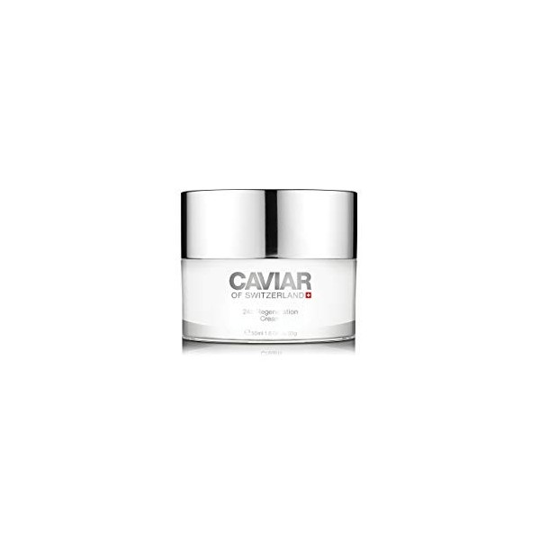 24h Regeneration Cream 50 ml by Caviar of Switzerland, Anti Aging Face Cream Women, Improves Elasticity and Collagen Produc