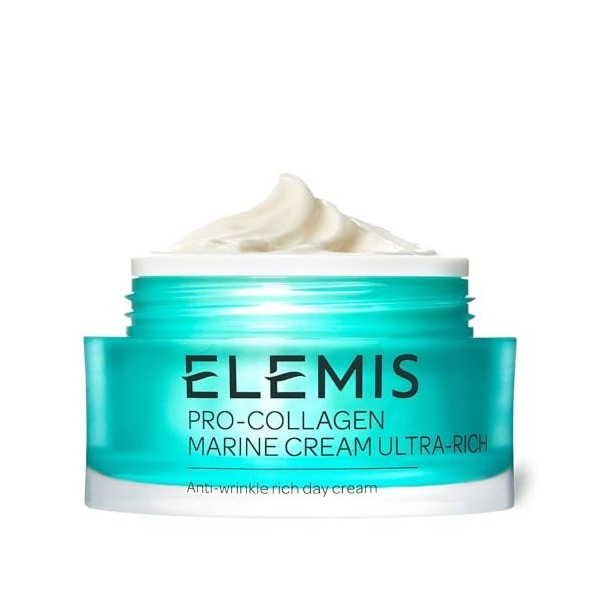 Elemis Crème Marine Elemis Au Pro-collagène Ultra-riche, Crème De Jour Riche Anti-rides, Lotion Hydratante Quotidienne Anti-â