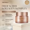 TONYMOLY Triple Collagen Total Tension Cream - Crème au collagène pour le visage - Crème raffermissante de la peau, crème ant