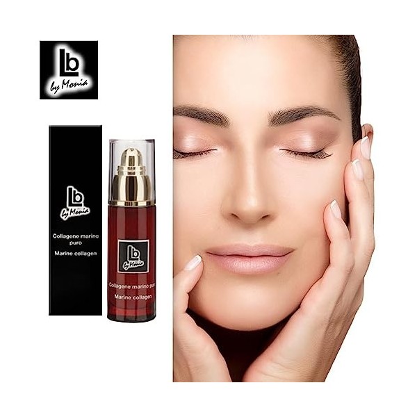 Lb by Monia Collagène marin pur hydrolisè hydratant revigorant 30 ml fabriqué en Italie