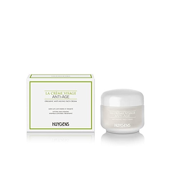 HUYGENS - La Crème Visage Anti-âge - Certifiée BIO - Soin Lift Antirides & Fermeté Effet Repulpée - 50ml - Au Collagène Végét