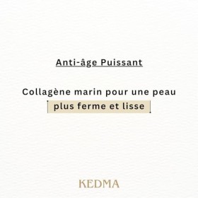 Kedma - Sérum Booster au Collagène Marin et Minéraux de la Mer Morte - Anti-Âge et Hydratant - Pour Tous Types de Peau - 50g