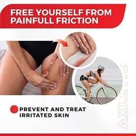 AXLETIC Crème Anti Friction - Soin Naturel à lAloe Vera - protège contre les Frictions du Corps et des Cuisses - Anti Fricti