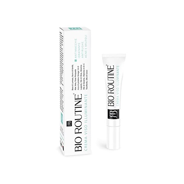 Bio Routine Format Mini de Voyage Crème Visage à la Bave dEscargot PURE 100% - Éclaircissante, Uniformisante, Nourrissante, 