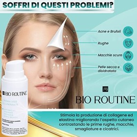 Bio Routine Crème Visage à la Bave dEscargot PURE 100% - Effet : Éclaircissant, Uniformisant, Nourrissant Hydratant Cicatris