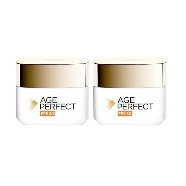 LOréal Paris - Age Perfect Soin Anti-âge FPS 30 Lot de 2 