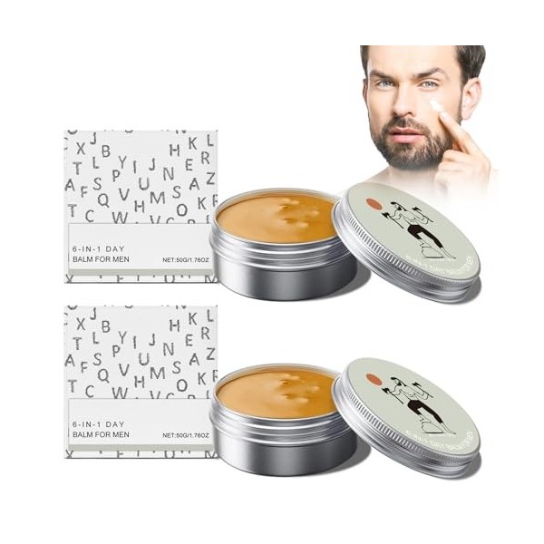 Crème Pour Le Visage Homme Hydratante Anti-âge Crème De Soin Pour La Peau Du Visage Absorbe Rapidement Non Grasse Pour Tous L