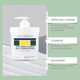 Crème de Raffermissante, Sérum Raffermissant Pour La Peau, Firming Cream, Soin Anti-âge Raffermissant Avec Niacinamide et Aci