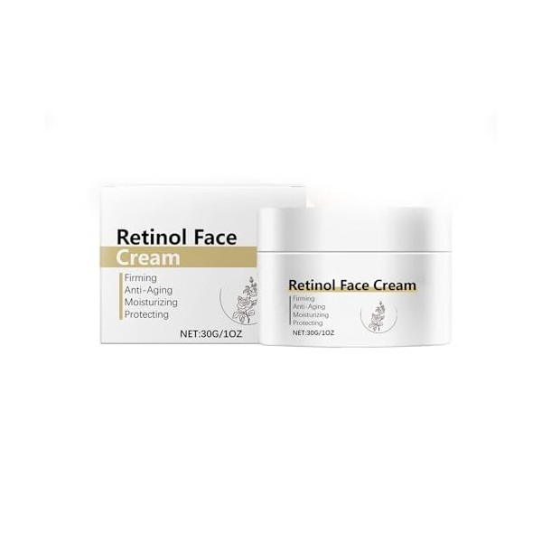 Crème au rétinol pour le visage, crème hydratante au rétinol pour le visage, crème au rétinol pour les rides, crème hydratant