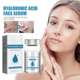 Essence Dacide Hyaluronique,Acide Hyaluronique Serum, Sérum Hydratant à lAcide Hyaluronique,Soin Enrichi en Acide Hyaluroni
