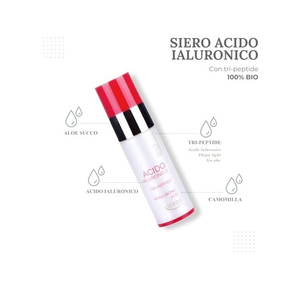 Irsan Siero fluido Acide Hyaluronique Anti-âge avec Tri-Peptide. 30 ml