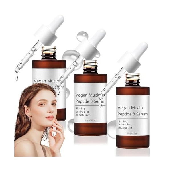 VUIPAJQC 2025 Nouvelle Formule Crème Vegan Mucin Peptide 8, Crème Vegan Mucin Peptide 8, Formule Crème Vegan Mucin Peptide 8,