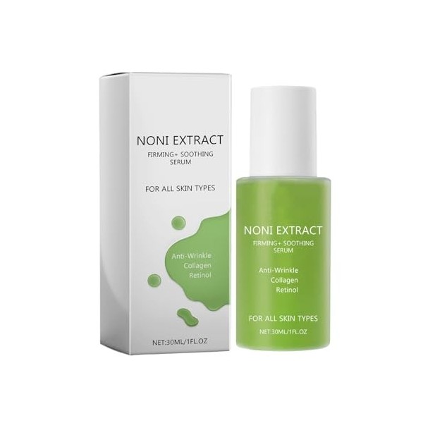 Noni Fruit Serum, Sérum de Noni Raffermissant et Apaisant Sérum Anti-âge, Hydration Booster, Anti-Wrinkle Essence, Moisturizi