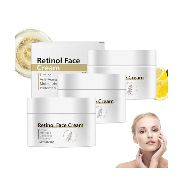 Crème Au Rétinol Pour Le Visage, Crème Hydratante Au Rétinol Pour Le Visage, Crèmes Hydratantes Anti-âge Raffermissantes, Crè