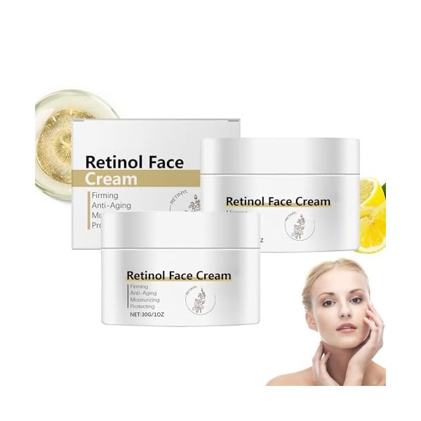 Crème Au Rétinol Pour Le Visage, Crème Hydratante Au Rétinol Pour Le Visage, Crèmes Hydratantes Anti-âge Raffermissantes, Crè