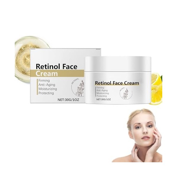 Crème Au Rétinol Pour Le Visage, Crème Hydratante Au Rétinol Pour Le Visage, Crèmes Hydratantes Anti-âge Raffermissantes, Crè