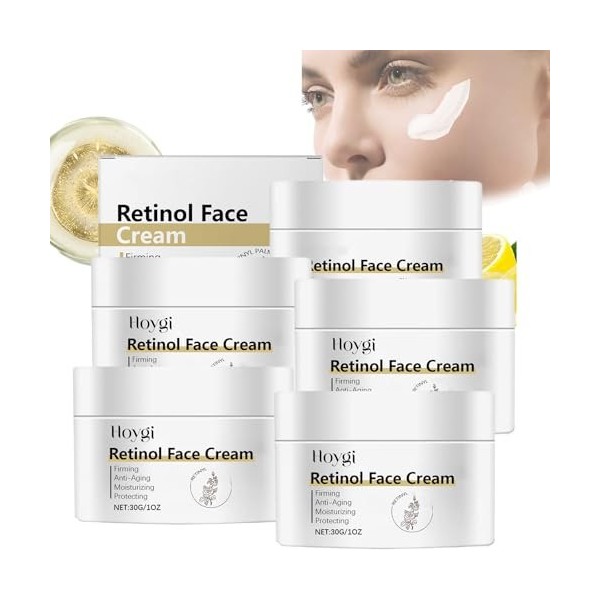 Crème Au Rétinol Pour Le Visage, Crème Hydratante Pour Le Visage, Crème Au Rétinol, Crème Hydratante Anti-âge Pour Le Visage,