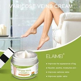 Varices Traitement Jambe Crème 50G Cream Varices Soulager rapidement les varices et Araignées, Amioration De La Circulation S