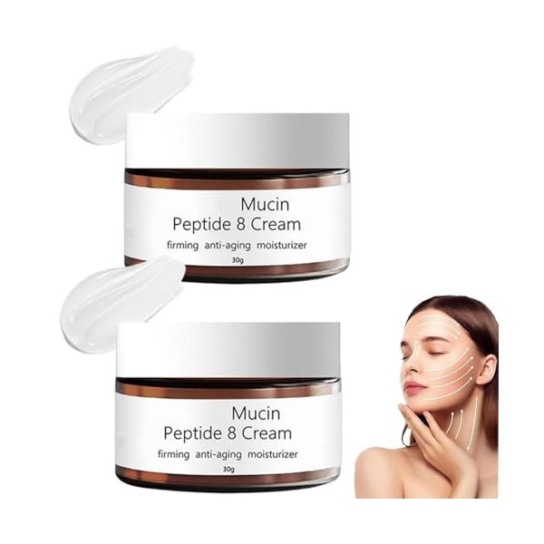 Sérum Mucin Peptide 8, Alltimate Sérum Mucin Peptide 8, Crème Mucin Peptide 8, Raffermissant, Anti-âge, Hydratant, Pour Tous 