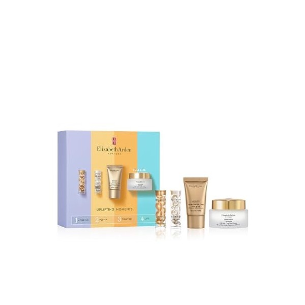 Elizabeth Arden Advanced Ceramide Capsules, Coffret Solutions Rénovatrices de Jeunesse Liftantes & Raffermissantes, 4 pièces 