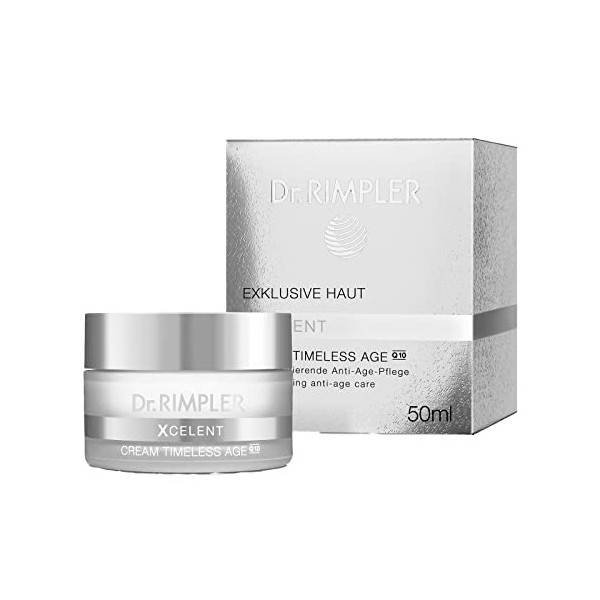 Dr. Rimpler crème visage anti-âge très concentré Q10 « Xcelent Âge Timeless » Je soin riche pour les rides et vieillissement 