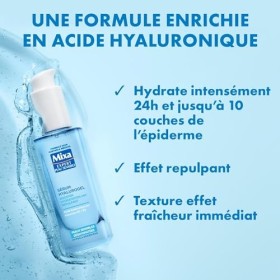 Lot de Mixa Expert Peau Sensible - Sérum Hyalurogel - Booster Hydratation 24h Repulpant + Mixa Expert Peau Sensible - Hyaluro