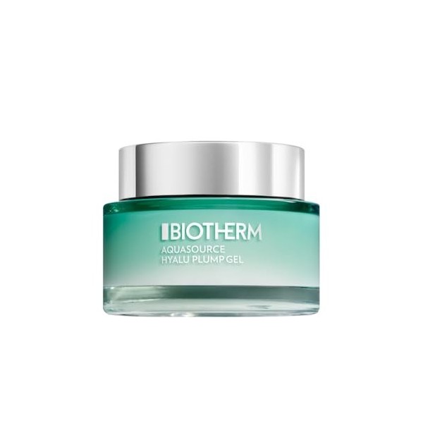 Biotherm, Aquasource Hyalu Plump Gel, Gel Hydratant 48H Enrichi en Acide Hyaluronique, Pour Tous Types de Peaux Même Sensible