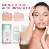 Sérum pour le Visage à lacide Salicylique Q-tip , Sérum à lAcide Salicylique, Exfoliant Visage Élimine les Points Noirs, T