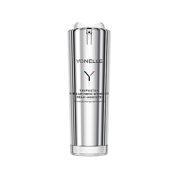 Yonelle Trifusion Crème visage pour réduire les rides mimiques – Crème hydratante pour le visage – Effet immédiat – Crème ant