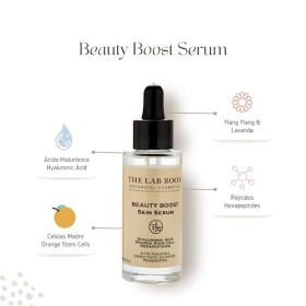 Luminesce Sérum Visage The Lab Room Beauty Boost Serum 30ml, Huile Anti-rides pour une Teint éclatant, Peau Jeune et Lumineus