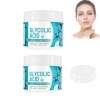 Mikabila Glykolsäure 02 100pcs Sérum Acide Salicylique, Sérum Exfoliant 2% BHA pour le Visage, Sérum Visage Anti-acné À Laci