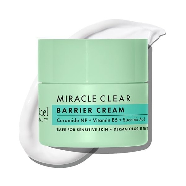 Rael Miracle Clear Creme Hydratante Visage - Skincare Coreen, Légère sans Huile, Peaux à Tendance Acnéique, Grasses et Sensib