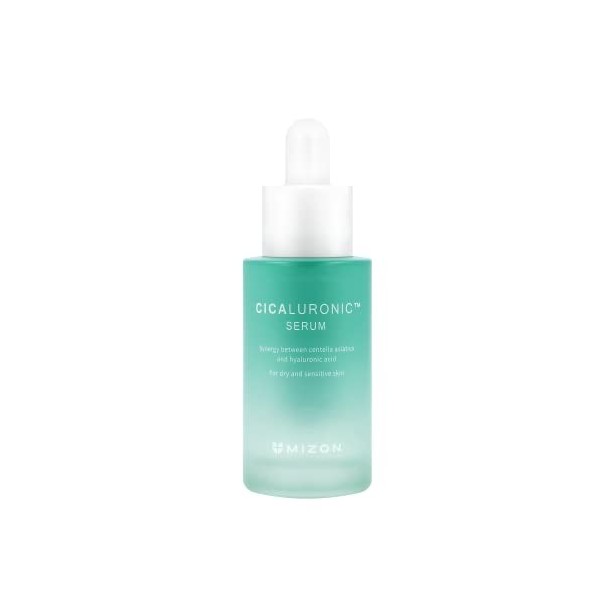 [MIZON] CICALURONIC SERUM 30 ml Korean Skincare - Soin Vegan - Sérum ultra Hydratant & Apaisant - Acide hyaluronique & Cent