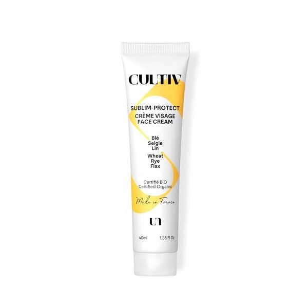 Cultiv - Crème visage repulpante 40ml - Anti-âge et Hydratante - Acide hyaluronique - Texture onctueuse - Efficacité prouvée 