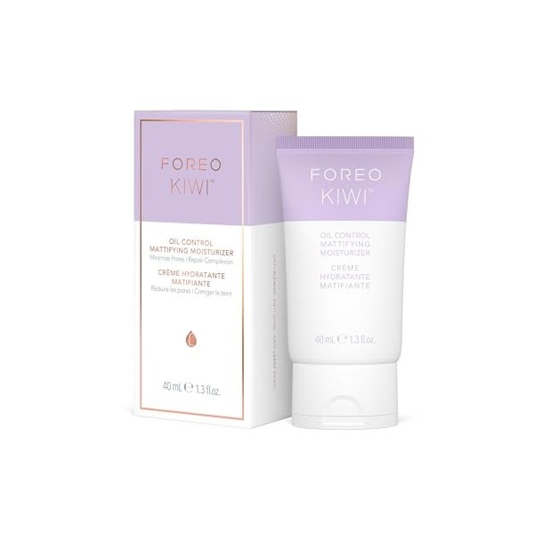 FOREO KIWI Crème hydratante matifiante Oil Control - À combiner avec les appareils de microdermoabrasion et d’aspiration des 