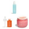 3ina Makeup - The Blue Cleanser + The Vit C Orange Serum + The Sorbet Face Cream - Régule Sébum Acné - Effet antioxydant - Cr