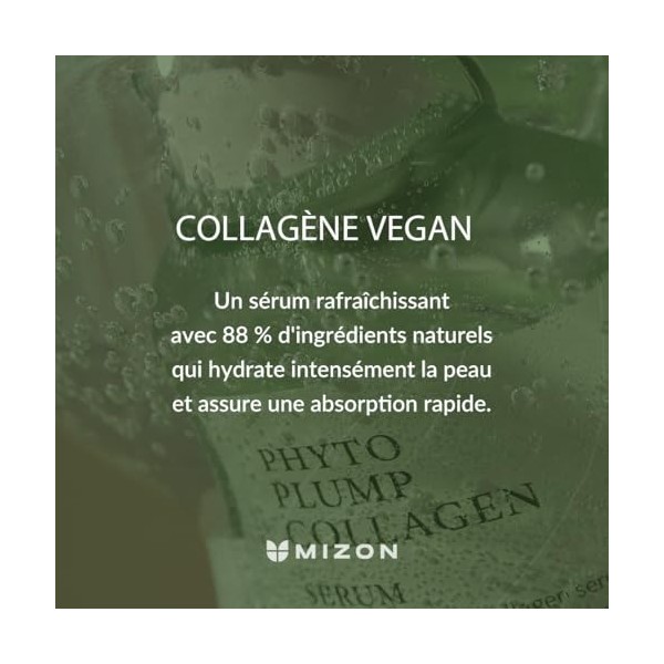 [MIZON] PHYTO PLUMP COLLAGEN SERUM 30ML Korean Skincare - Sérum pour le visage au Collagène vegan - Hydratation Intense et 