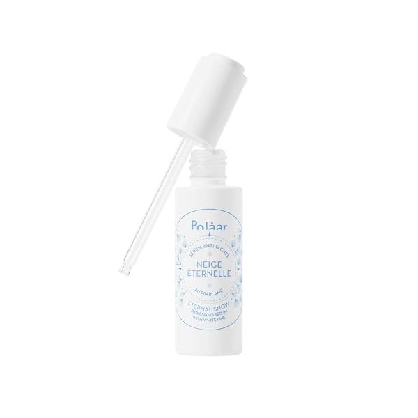 Polåar - Sérum Anti-taches - Neige Eternelle au Pin Blanc – Réduit les taches, clarifie et illumine – 96% Naturel, Vegan, Mad