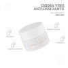 Crème Visage Antioxydante Éclaircissante Vitamine C Bio et Vegan avec Vitamine C, Acide Hyaluronique, Beurre de Karité, Camom