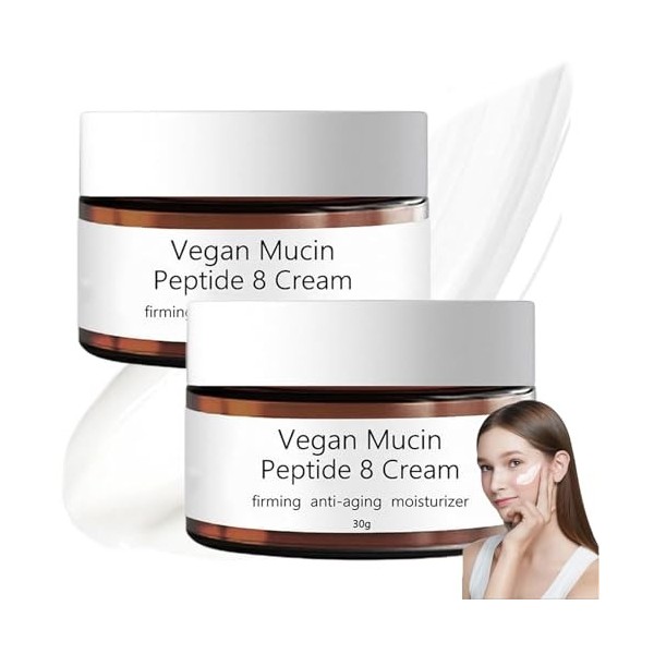 Sérum Vegan Mucin Peptide 8, Alltimate Vegan Mucin Peptide 8 Serum, Vegan Mucin Firming & Anti-Aging Moisture Facial Skin Car