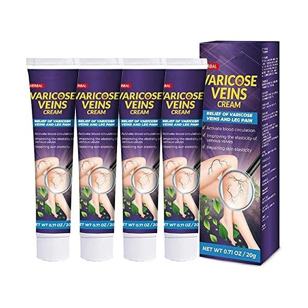 KRAEK Vein Comfort Anti Varicose Herbal Treatment Cream,Crème de réparation des Varices,Spray de Traitement des Varices,Améli