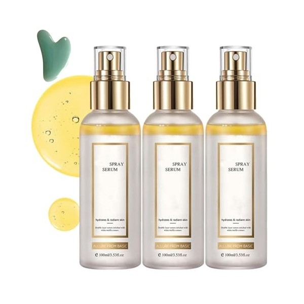 Spray Anti-Âge Antioxydant Eau-Huile à la Truffe Blanche, Sérum Spray à la Truffe Blanche, Soin de la Peau Vegan, Brume Hydra