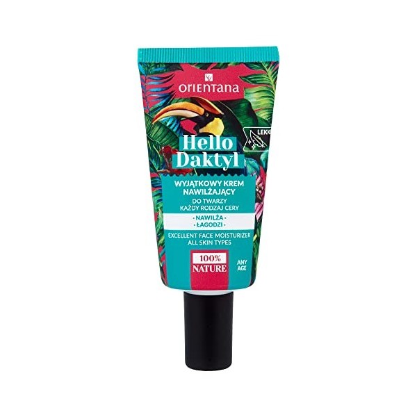 Orientana - Crème hydratante naturelle Hello Dactyl | Extrait de datte | Vegan naturel | Texture gel crème légère | Nourrit, 