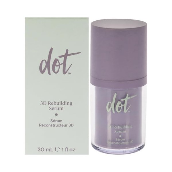 dot 3D Rebuilding Serum - Long Lasting Hydration - Daily Face Serum -Moisturizing & Brightening Skin - Menopause Skincare - F