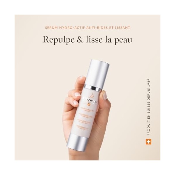 Biences Swiss Cosmetics - Sérum Anti-Rides Lissant et Hydratant à lHuile dAmande Douce et Abricot - 93/100 Yuka & Naturel à