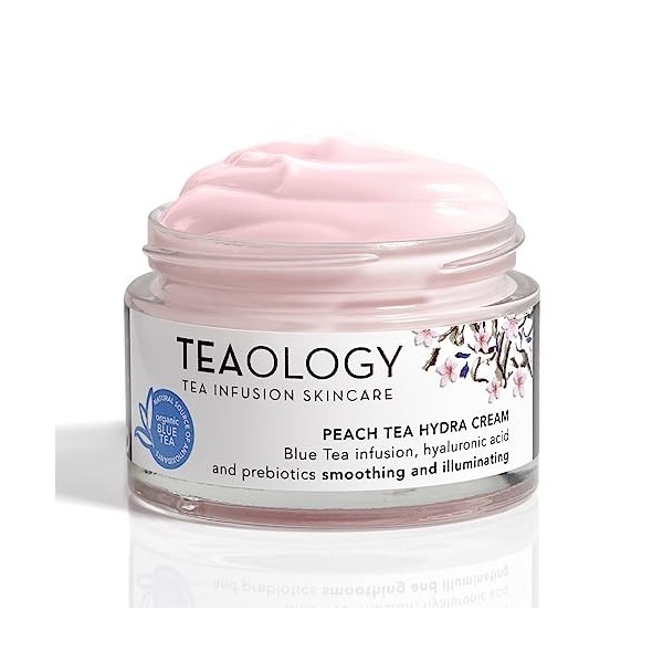 Teaology Peach Tea Hydra Cream I Soin hydratant I Soin de jour et de nuit I Cosmétique naturel I Vegan 50 ml