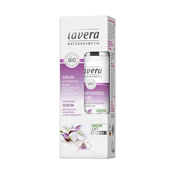 lavera Sérum Raffermissant Karanja ✔ anti-âge ✔ lacide hyaluronique ✔ Vegan ✔ Cosmétiques naturels ✔ Ingrédients végétaux bi